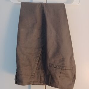 Peruvian Connection - pant green, linen/cotton blend size 10